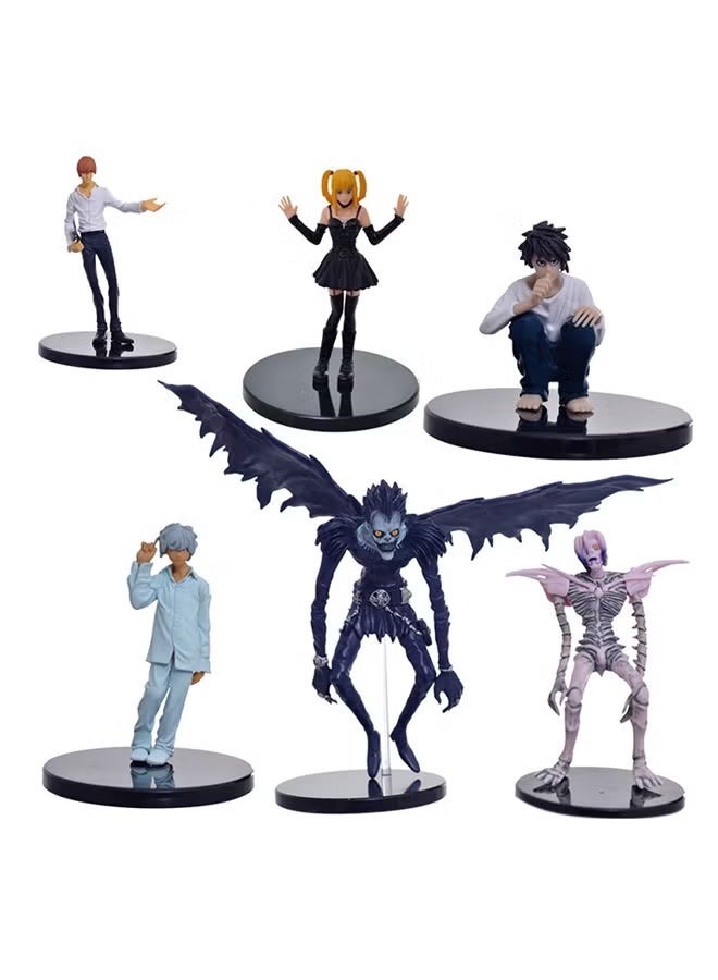 LEXIN 6-Piece The Model Of Death Note Statue Set 7-23cm - Image 1